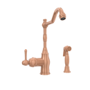 One-Handle Copper Widespread Kitchen Faucet with Side Sprayer - AK96918C