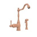 One-Handle Copper Widespread Kitchen Faucet with Side Sprayer - AK96918C