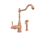 One-Handle Copper Widespread Kitchen Faucet with Side Sprayer - AK96918C