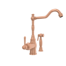 One-Handle Copper Widespread Kitchen Faucet with Side Sprayer - AK96918C