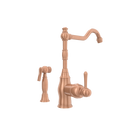 One-Handle Copper Widespread Kitchen Faucet with Side Sprayer - AK96918C