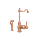 One-Handle Copper Widespread Kitchen Faucet with Side Sprayer - AK96918C