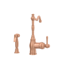 One-Handle Copper Widespread Kitchen Faucet with Side Sprayer - AK96918C