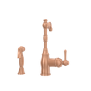 One-Handle Copper Widespread Kitchen Faucet with Side Sprayer - AK96918C