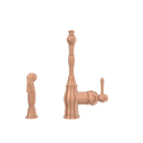 One-Handle Copper Widespread Kitchen Faucet with Side Sprayer - AK96918C