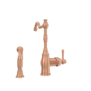 One-Handle Copper Widespread Kitchen Faucet with Side Sprayer - AK96918C