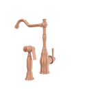 One-Handle Copper Widespread Kitchen Faucet with Side Sprayer - AK96918C