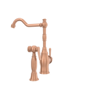 One-Handle Copper Widespread Kitchen Faucet with Side Sprayer - AK96918C