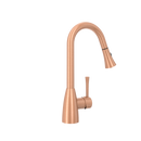 Copper Pull Out Kitchen Faucet, Single Level Solid Brass Kitchen Sink Faucets with Pull Down Sprayer - AK96455C