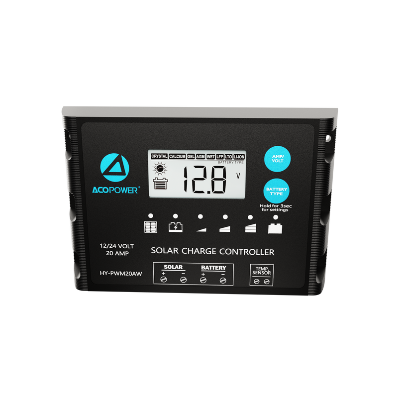 ACOPOWER ProteusX 20A PWM Charge Controller