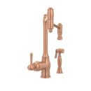 One-Handle Copper Pot Filler Kitchen Faucet with Side Sprayer - AK96918P2