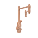 One-Handle Copper Pot Filler Kitchen Faucet with Side Sprayer - AK96918P2