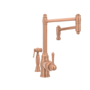 One-Handle Copper Pot Filler Kitchen Faucet with Side Sprayer - AK96918P2