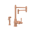 One-Handle Copper Pot Filler Kitchen Faucet with Side Sprayer - AK96918P2