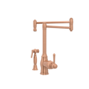 One-Handle Copper Pot Filler Kitchen Faucet with Side Sprayer - AK96918P1