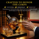 Marine Decanter Set With 4 Whiskey Glasses 1000ml by The Wine Savant
