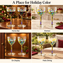 Mexican Wine Glasses Set of 6 - Confetti Wine Glasses
