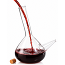 Porron Glass Decanter 34 oz Wine Pitcher (1000mL) by The Wine Savant