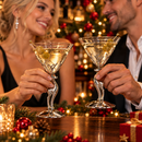 Stag Martini Glasses Set Premium Barware Gift