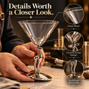 Stag Martini Glasses Set Premium Barware Gift