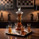 New Chess Decanter Set - Queen Chess Decanter 750ml 12
