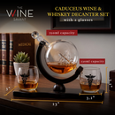 Doctors Dr. & Healthcare Worker Gifts Men & Women - Wine & Whiskey Symbol