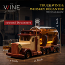 Truck Wine & Whiskey Decanter, 1000ml 18"L by The Wine Savant