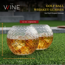 Golf Whiskey Glasses | 15 OZ Golf Ball Shaped