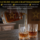 Army Whiskey Decanter Gift Set | 730mL Decanter 2 Whiskey Glass