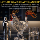 Cock - Chicken Decanter 500ml Whiskey and Wine Decanter
