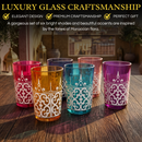 Moroccan Glasses Artisan Hand Made Multipurpose 170 Ml 6 Oz Tea Coffee And Wine Moroccan Hot Cold Tu by The Wine Savant