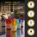 Moroccan Glasses Artisan Hand Made Multipurpose 170 Ml 6 Oz Tea Coffee And Wine Moroccan Hot Cold Tu by The Wine Savant