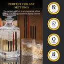 Firefighter Tactical Red Tattered American Flag Whiskey Decanter Gift Set