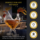 Cock - Chicken Decanter 500ml Whiskey and Wine Decanter