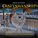 Cock - Chicken Decanter 500ml Whiskey and Wine Decanter