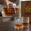 Army Whiskey Decanter Gift Set | 730mL Decanter 2 Whiskey Glass