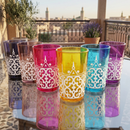 Moroccan Glasses Artisan Hand Made Multipurpose 170 Ml 6 Oz Tea Coffee And Wine Moroccan Hot Cold Tu by The Wine Savant