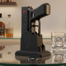 Electric Gun Wine Corkscrew Bottle Opener (Black)