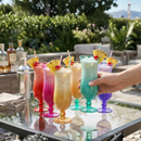 Unbreakable Color Hurricane Glasses | Set of 6, 14 oz by The Wine Savant