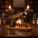 Hand Painted Pistol Whiskey & Wine Decanter by The Wine Savant