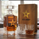 Army Whiskey Decanter Gift Set | 730mL Decanter 2 Whiskey Glass