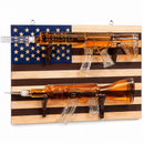2 Gun Whiskey Decanters Set AR15 and AK47 Gun Decanter 1000ml