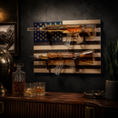 2 Gun Whiskey Decanters Set AR15 and AK47 Gun Decanter 1000ml