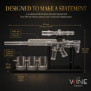 Whiskey Decanter Set - AR Limited Edition - 800 ml & 4 12oz
