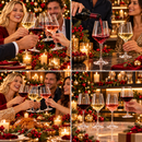 European Style Unbreakable Stemmed Crystal Wine Glasses, | Set of 4