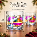 Artisanal Hand Painted Whiskey - 9.6 OZ Glassware