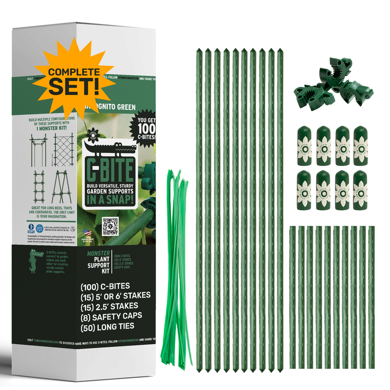 5' or 6' Monster Plant Support!  Custom Trellis & Tomato Cage Kit - The All Purpose Heavy Lifter