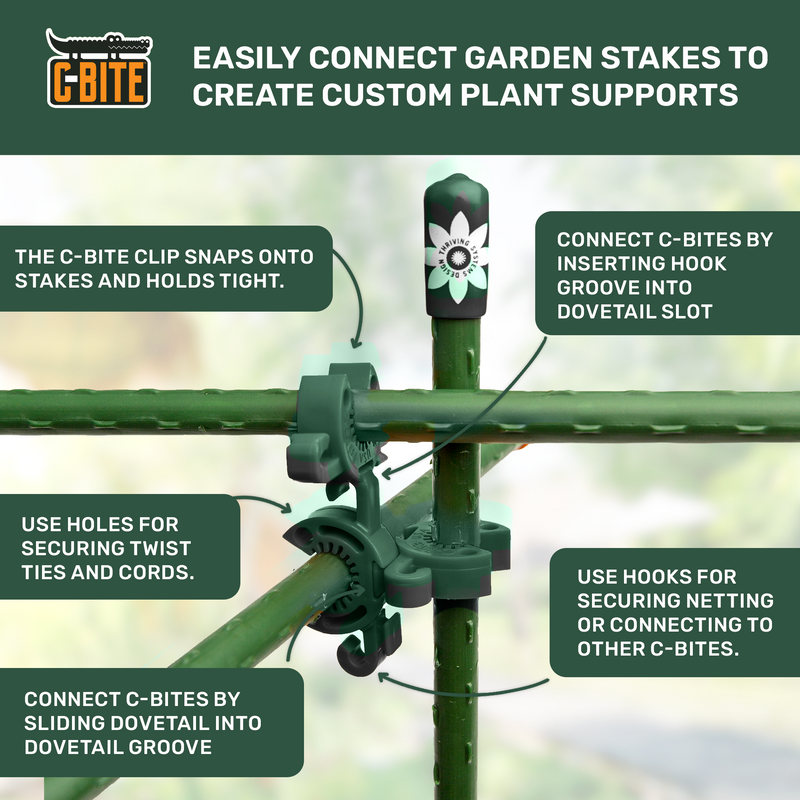 5' or 6' Monster Plant Support!  Custom Trellis & Tomato Cage Kit - The All Purpose Heavy Lifter