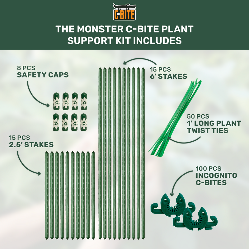 5' or 6' Monster Plant Support!  Custom Trellis & Tomato Cage Kit - The All Purpose Heavy Lifter