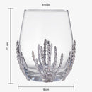 Stemless Skeleton Wine Glass | SINGLE | 17oz